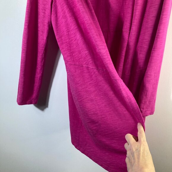 Womens Chicos The Ultimate Tee Open Front Cardigan Long Sleeve Pink L - Picture 3 of 8